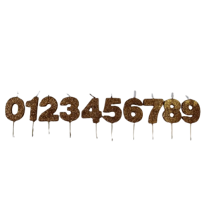 Glitter Gold Candle (6 per pack)