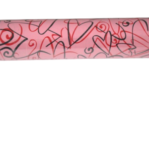 Doodle Hearts Pink Gift Paper Roll