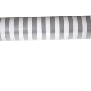 Silver & White Striped Gift Roll