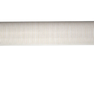 White & Gold Thin Strip Gift Paper Roll