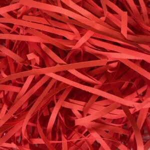 Red Shredded Tissue Paper 50g